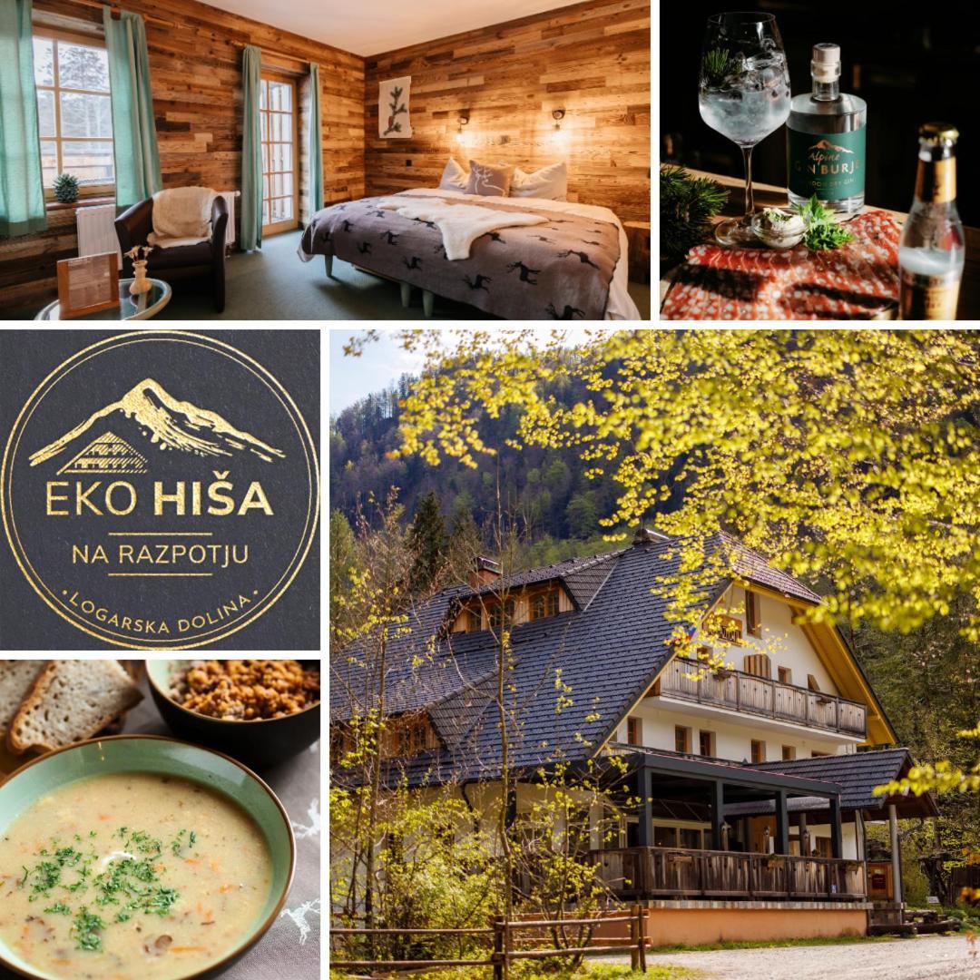 فندق Eko Hisa-Eco House Na Razpotju Solčava المظهر الخارجي الصورة